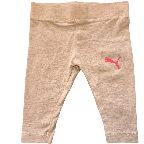 Puma‎ Outfit Newborn Sweatshirt And Pants Pink And Gray - Picture 7 of 15